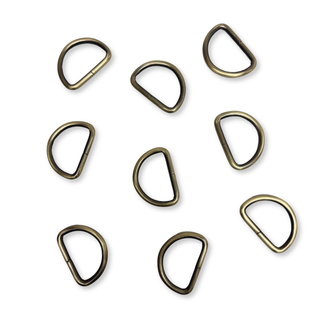 D Ring Bronce Antiguo 1 ½", 38 mm – 2 piezas