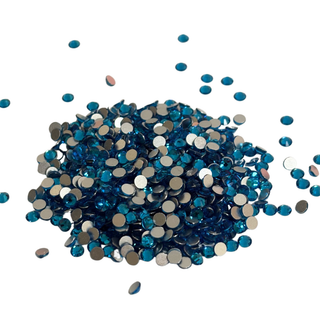 Flatbacks Rhinestones SS16, Azul Capri - 1440 piezas