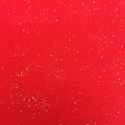 Tela Estampada de 100% Algodón 44" Speckled, Rojo- 1 yarda