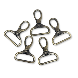 Snap Hook Bronce Antiguo 1.25", 32 mm – 2 piezas