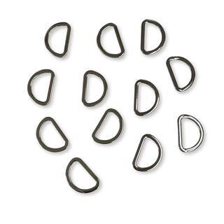 D Ring Silver 1", 25 mm – 2 pieces