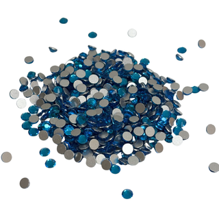 Flatbacks Rhinestones SS20, Azul Capri - 1440 piezas