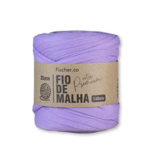 Fio de Malha Extra Premium Fisher.co, 25 mm - Lavanda