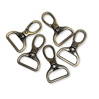 Antique Copper Snap Hook 1", 25mm – 2 pieces