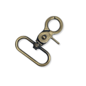 Antique Bronze Snap Hook 1.50", 38 mm – 2 pieces