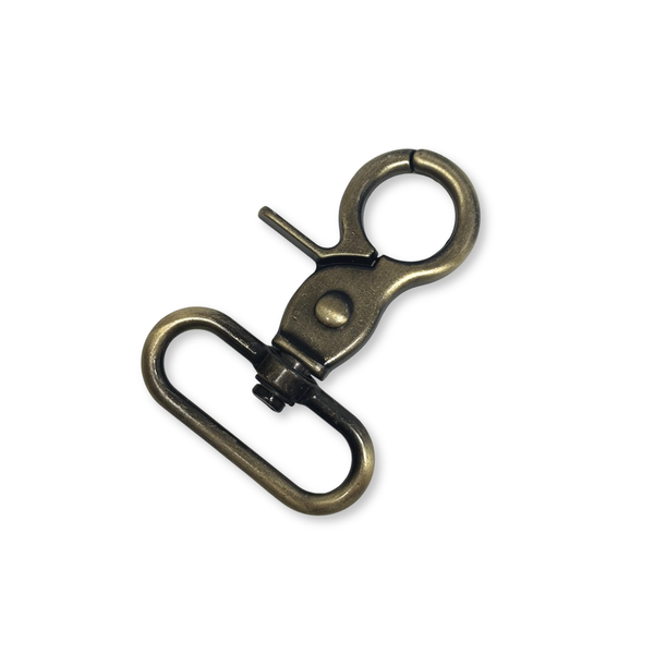 Snap Hook Bronce Antiguo 1.25", 32 mm – 2 piezas