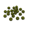 Pave Beads Verde - 10mm