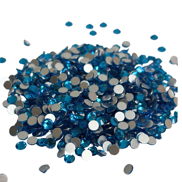 Flatbacks Rhinestones SS16, Azul Capri - 1440 piezas