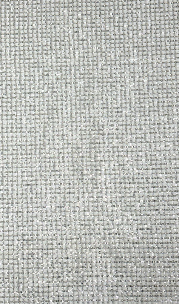 65" Embroidered Lace Tulle Fabric, White - 1 yard