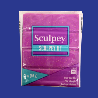 Arcilla Polimérica Sculpey III, Violeta Brillante, 1 pieza