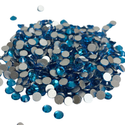 Flatbacks Rhinestones SS20, Azul Capri - 1440 piezas