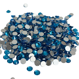 Flatbacks Rhinestones SS20, Azul Capri - 1440 piezas