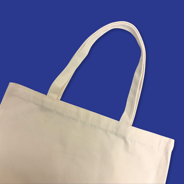 Canvas Tote Bag - 100% Cotton, Size 14"x16"