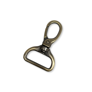 Antique Copper Snap Hook 1", 25mm – 2 pieces