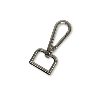 Snap Hook Silver ¾", 20mm – 2 pieces