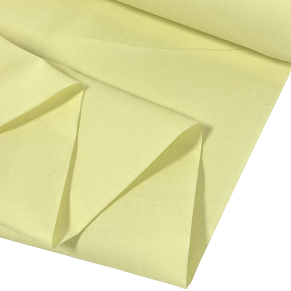 Tela Thai Etamina 45", Amarillo Claro - 1 yarda