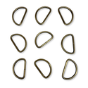 D Ring Bronce Antiguo 2", 50 mm – 2 piezas