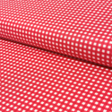 Tela Estampada de 100% Algodón 44" Gingham, Tea Rose - 1 yarda