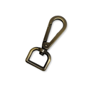 Snap Hook Bronce Antiguo ½", 16 mm – 2 piezas
