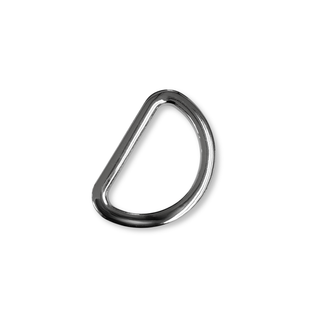 D Ring Silver 1", 25 mm – 2 pieces