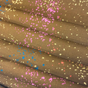 Tela Estampada de 100% Algodón 44" Speckled, Café - 1 yarda