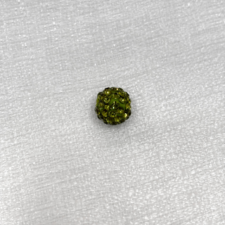 Pave Beads Verde - 10mm