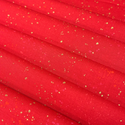 Tela Estampada de 100% Algodón 44" Speckled, Rojo- 1 yarda