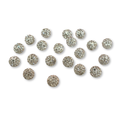 Pave Beads Blanco - 10mm