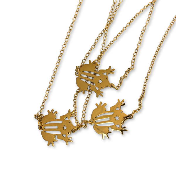 Cadena Fina de Coquí en Stainless Steel, Dorado - 1 pieza