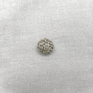 Pave Beads Blanco - 10mm