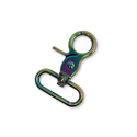Iridescent Rainbow Snap Hook 1.25", 32 mm – 2 pieces