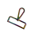 Snap Hook Arcoíris Tornasol 2", 50 mm – 2 piezas