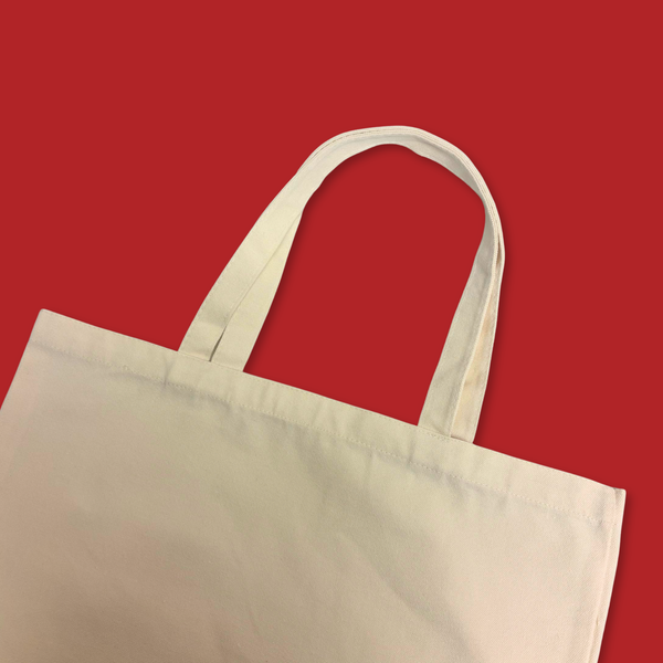 Canvas Tote Bag - 100% Cotton, Size 14"x16"