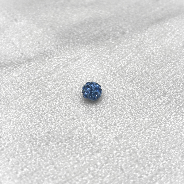 Pave Beads Azul Cielo - 6mm