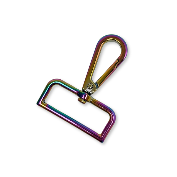 Snap Hook Arcoíris Tornasol 1.50", 38 mm – 2 piezas