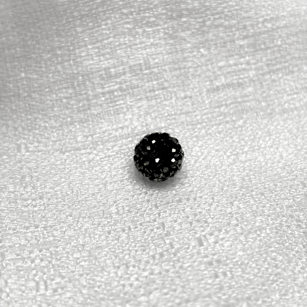 Pave Beads Negro - 10mm