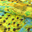 100% Cotton Printed Fabric 44" Retro, Vintage Gentleman - 1 yard