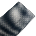 Tela Estampada de 100% Algodón 44/45" Checkers, Gris / Negro - 1 yarda