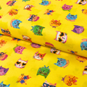 100% Cotton Printed Fabric 44" Retro, Vintage Gentleman - 1 yard