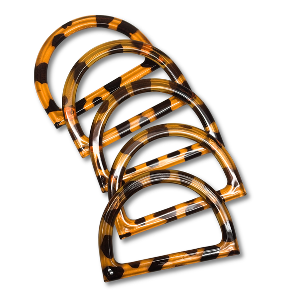 Asas para Carteras en Acrílico 12 cm, Animal Print – 1 par