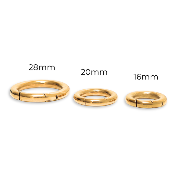 Spring Ring Clasp, Sterling Silver, 9 mm – 1 Piece