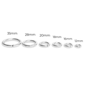 Spring Ring Clasp, Sterling Silver, 9 mm – 1 Piece