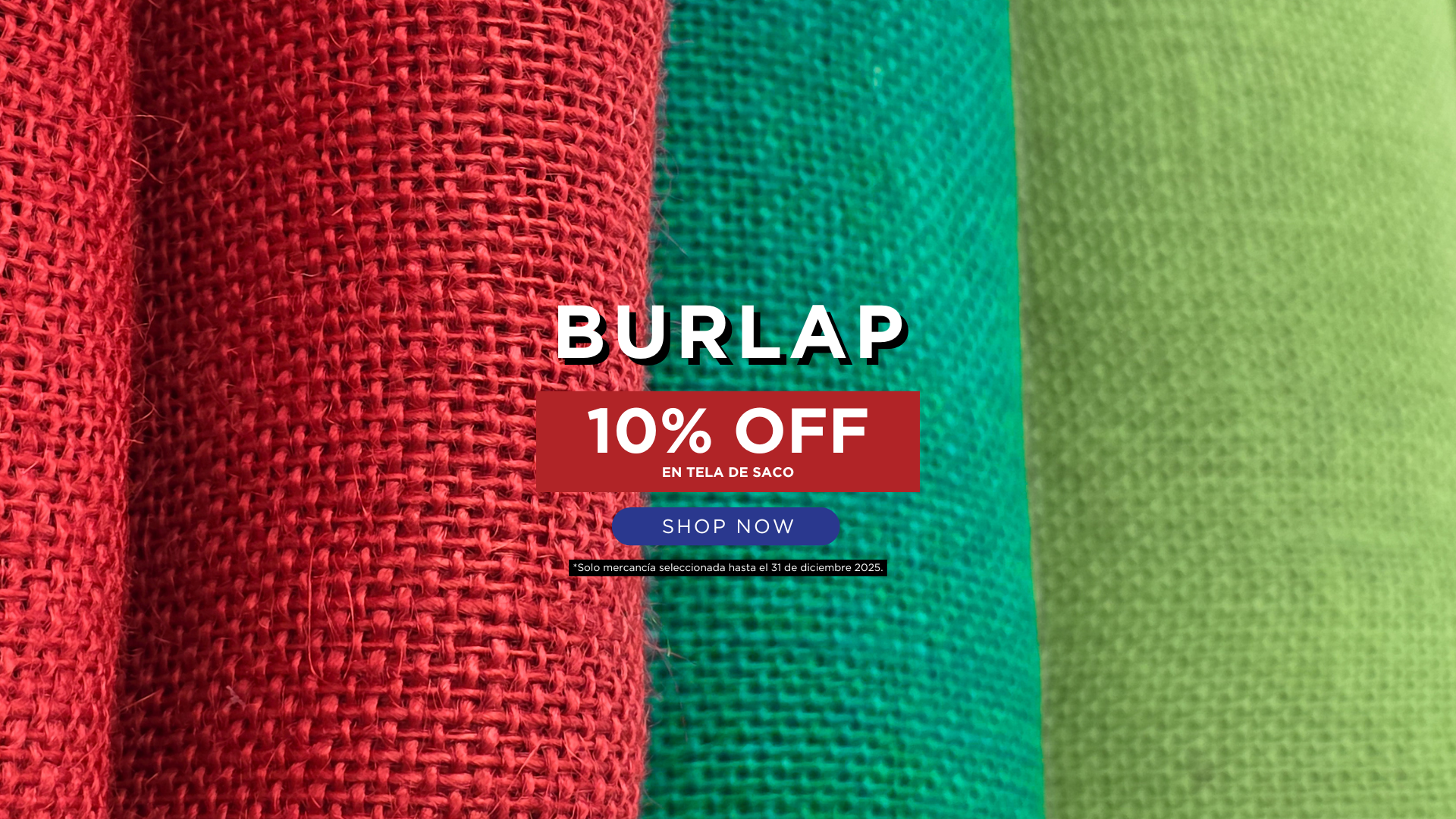 Banner venta burlap   diciembre 2025