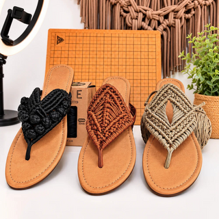 Taller de Sandalias en Macramé (Fischer.co por Bcreations)