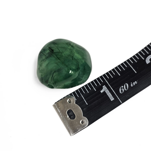 Bead de Acrílico Verde - Aprox. 24mm
