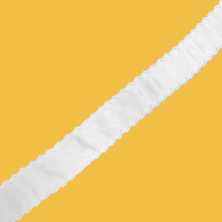 Blanco - Cinta Grosgrain Moonstitch - 1 Yarda