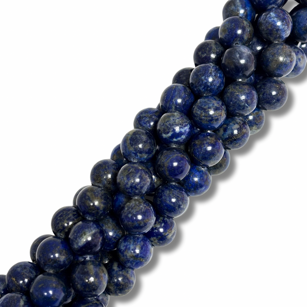 Cuentas Redondas de Lapislázuli- 12mm