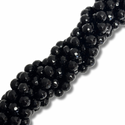 Cuentas Facetadas de Ónix Negro - 8mm