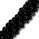 Cuentas Redondas de Ónix Negro - 12mm