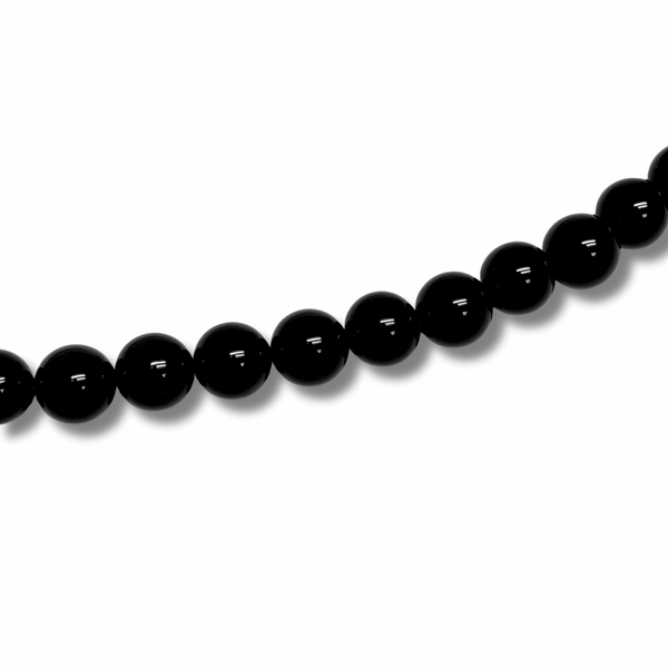 Cuentas Redondas de Ónix Negro - 12mm
